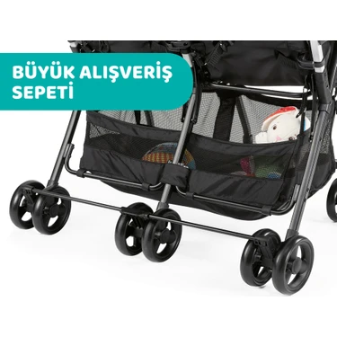 Chicco Ohlala Twin Ultra Hafif Ikiz Bebek Arabası Black Fiyatı