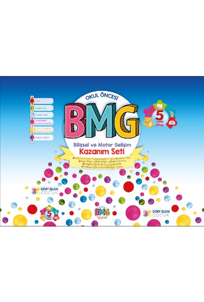 Dört Işlem Yayıncılık - Bmg - Bilişsel ve Motor Gelişim Kazanım Seti - Komisyon