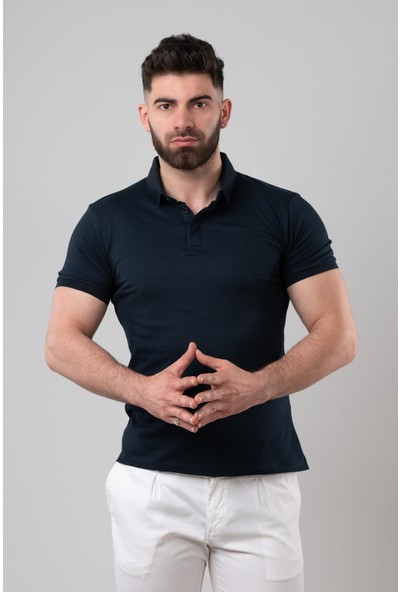 San&fa Polo Yaka Slimfit Erkek T-Shirt