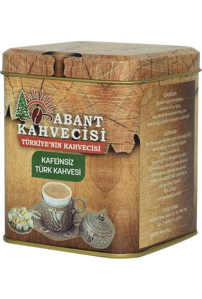 Abant Kahvecisi (200GR) Kafeinsiz Türk Kahvesi