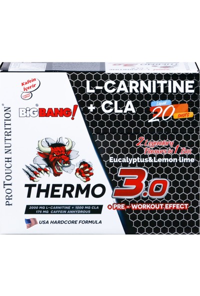 Protouch Nutrition Big Bang Thermo L-Carnitine 20 Ampul Okaliptus & Limon