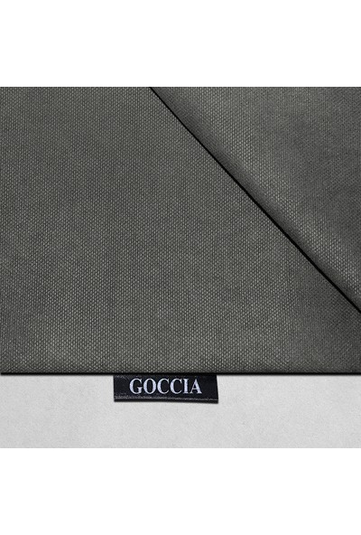Goccia 2'li Gri 30 x 50 cm Kadife Dokulu Dikdörtgen Kırlent Kılıfı