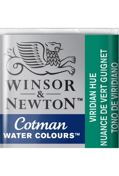 Winsor & Newton Cotman Yarım Tablet Sulu Boya Viridian Hue