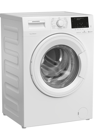 Grundig GWM 27101 D 7 kg 1000 Devir Bluetooth Bağlantılı Çamaşır Makinesi