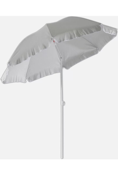 Sunfun Şemsiye - Çap 200 cm - Açık Gri - Ürün Güneşten Korunma Için Uygundur