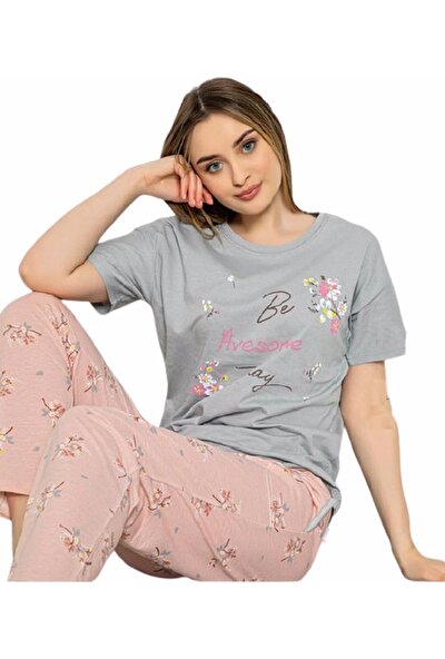Arcan Çift Renk Kadın Pijama Takımı