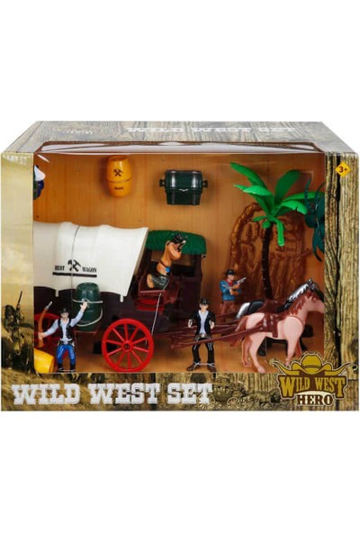 Wild West Hero Kovboy Oyun Set At Arabası
