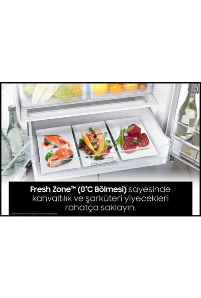 Samsung RB50RS334WW/TR 520 lt No-Frost Buzdolabı