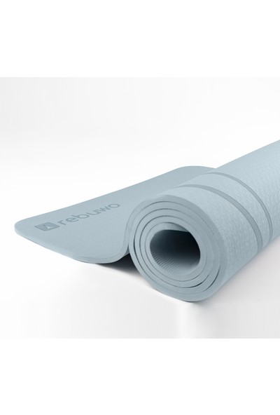 Rebuwo Tpe Halka Tasarımlı Mat Yoga Mat Pilates Mat 8mm