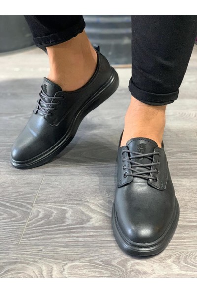 Orya Knack Klasik Erkek Ayakkabı 001 Siyah (Siyah Taban)