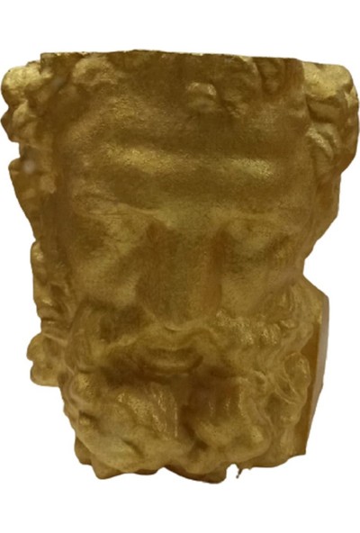 Dartsan Zeus Beton Çiçek Saksısı Altın Sarısı