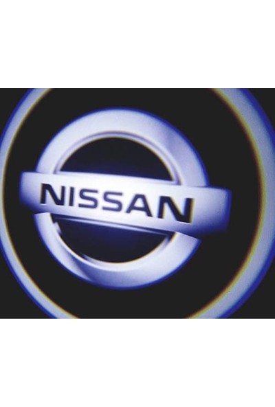 10oto Nissan Pilli Mesafe Sensörlü Kapı Altı Logo Yapıştırmalı