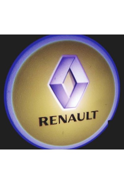 10oto Renault Pilli Mesafe Sensörlü Kapı Altı Logo Yapıştırmalı