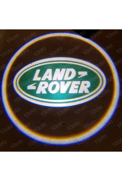 10oto Land Rover Pilli Mesafe Sensörlü Kapı Altı Logo Yapıştırmalı