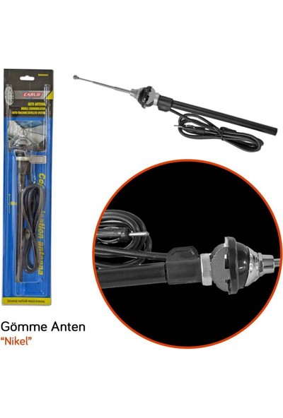 Carub Nikel Gömme Anten Çekmeli BR0040303