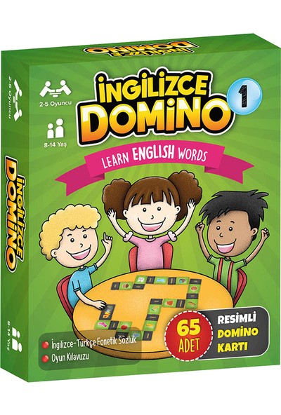 Tes Ingilizce Domino 1 Ingilizce Kelime Öğrenme Oyunu