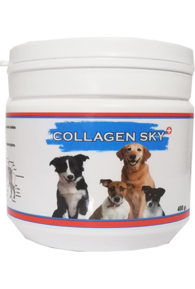 Collagen Sky 400 Gr.Köpekler için Kas,Eklem,Kıkırdak ve Tüy Sağlığı Multivitamin Gıda Takviyesi