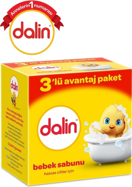 Bebek Sabunu 100GR 12 Li Set Hassas Ciltler Için Kutu (4pk*3)
