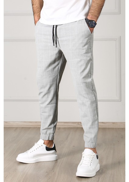 Ekoseli Gri Jogger MAD4081