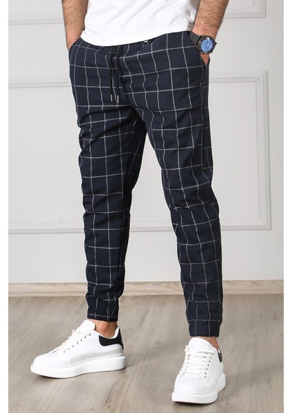 Ekoseli Lacivert Jogger MAD4081