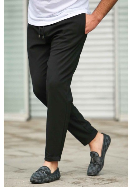Siyah Jogger Pantolon 4242