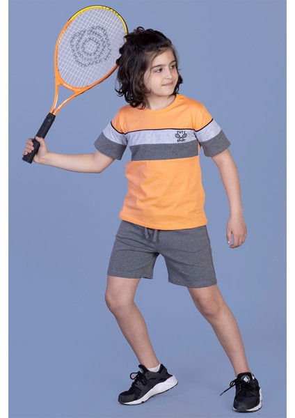 Toontoy Erkek Çocuk Garni Detaylı Nakışlı Takım