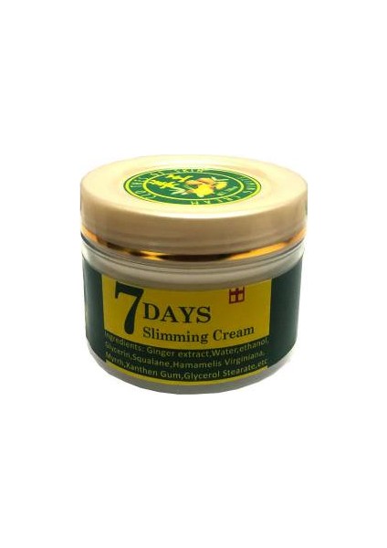 7days Slimming Cream Ginger Miracle 100 ml Vücut Bakım Kremi Zencefil