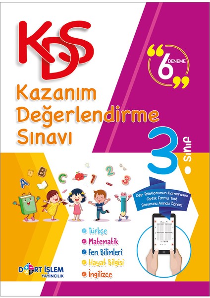 Dört Işlem Yayıncılık - Kazanımlı Değerlendirme Sınavı 3. Sınıf