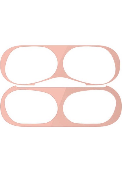 - Apple Airpods Pro - Toz Kir Önleyici Sticker - Rose Gold - T11405
