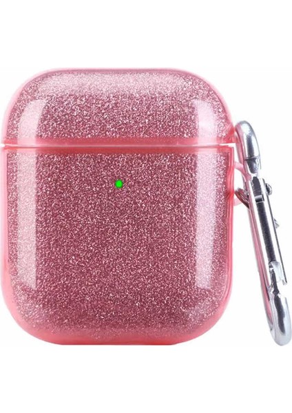 - Apple Airpods - Kılıf Darbelere Karşı Dayanıklı Koruyucu Silikon Kılıf Airbag 17 - Pembe