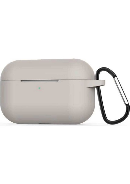 - Apple Airpods Pro - Kılıf Darbelere Karşı Dayanıklı Airbag Silikon Kılıf - Gri