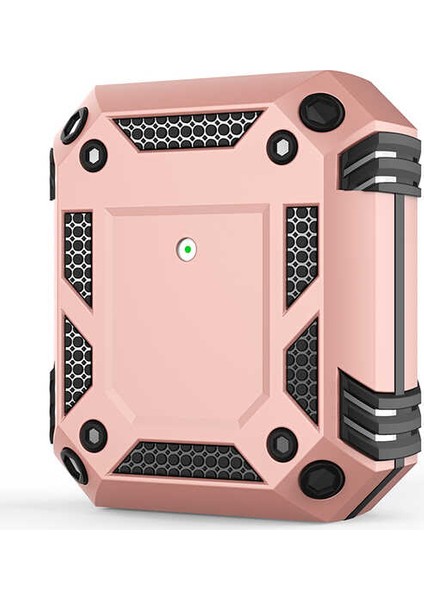 - Apple Airpods 1. Nesil - Kılıf Darbelere Karşı Dayanıklı Koruyucu Silikon Kılıf Airbag 15 - Rose Gold - T15698