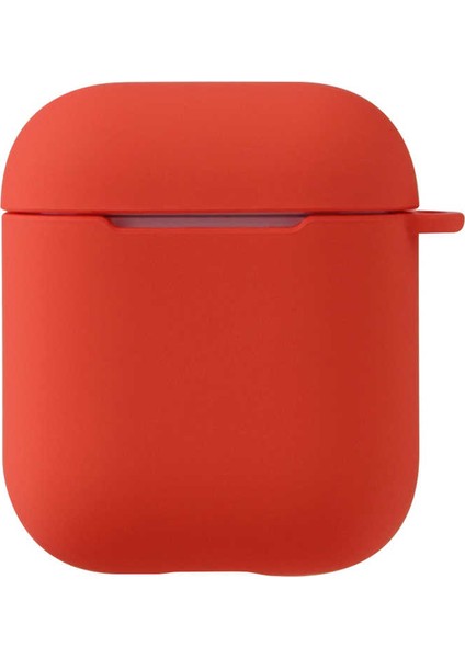 - Apple Airpods - Kılıf Darbelere Karşı Dayanıklı Koruyucu Silikon Kılıf Airbag 11 - Turuncu
