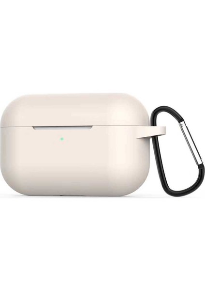 - Apple Airpods Pro - Kılıf Darbelere Karşı Dayanıklı Airbag Silikon Kılıf - Beyaz