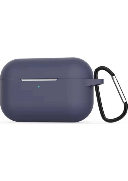 - Apple Airpods Pro - Kılıf Darbelere Karşı Dayanıklı Airbag Silikon Kılıf - Lacivert - T10871