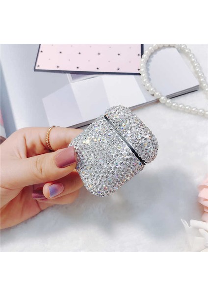 - Apple Airpods 1. Nesil - Kılıf Darbelere Karşı Dayanıklı Diamond Silikon Kılıf - NO3 - T11336