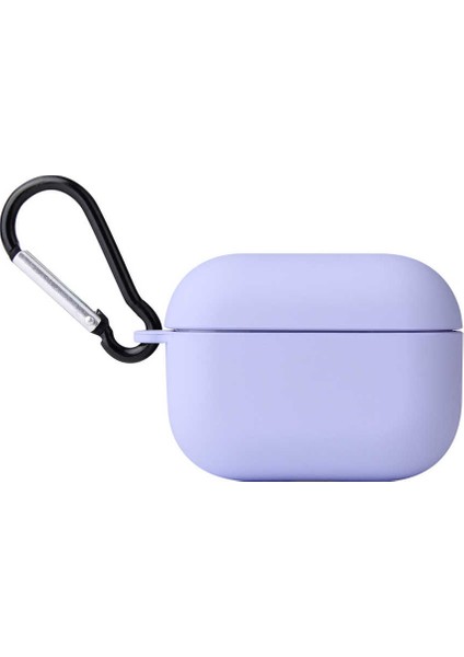 - Apple Airpods Pro - Kılıf Darbelere Karşı Dayanıklı Koruyucu Silikon Kılıf Airbag 11 - Mor