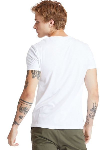 Ss Dunstan Rıver Jersey V Beyaz Erkek Kısa Kol T-Shirt modelleri