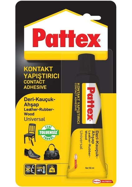 Deri / Kauçuk / Ahşap Yapıştırıcı 50 gr Tüp