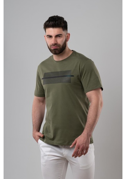 Regular Fit Sıfır Yaka Penye Erkek T-Shirt fiyatları