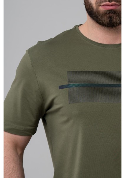 Regular Fit Sıfır Yaka Penye Erkek T-Shirt modelleri