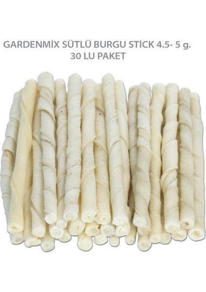 Gardenmix Sütlü Burgu Stick 4.5- 5 G. 30 Lu Paket