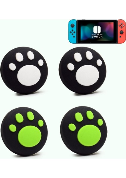 Nintendo Switch 4 Adet Sevimli Pati Analog Başlığı