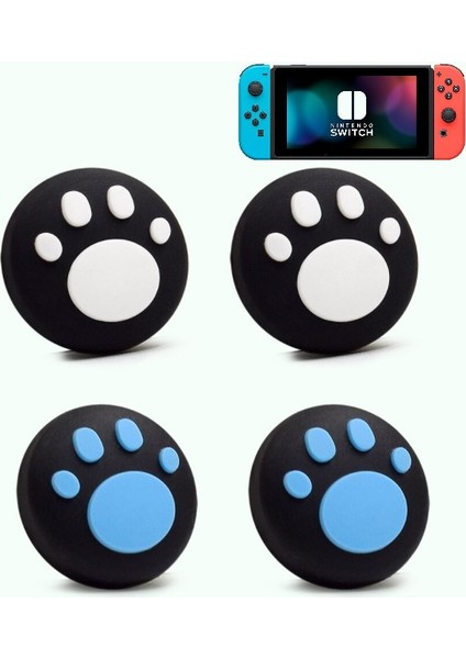 Nintendo Switch 4 Adet Sevimli Pati Analog Başlığı