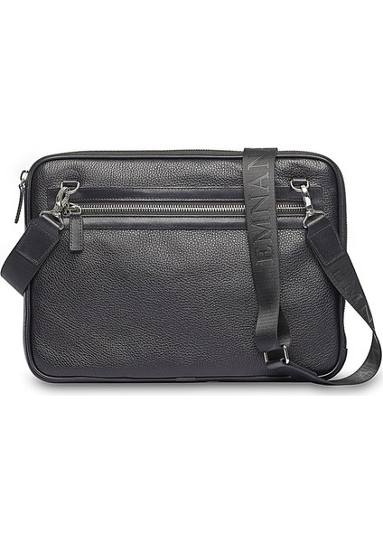 Soft Deri Evrak Çantası - Siyah