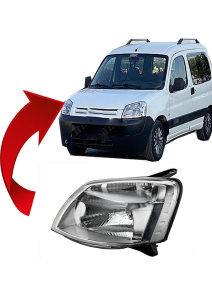 Peugeot / Cıtroen Partner - Berlıngo Manuel Sağ Ön Far 2003-2008 fiyatları