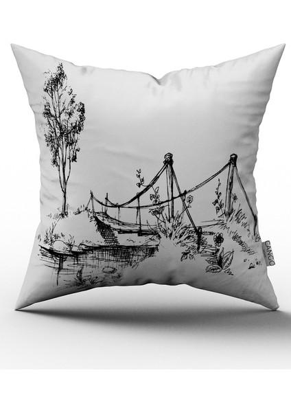 Çift Tarafı Baskılı Özel Tasarım Yastık Kırlent Kılıfı 812-CT