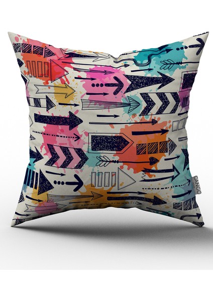 Çift Tarafı Baskılı Kırlent Yastık Kılıfı CGH102-CT