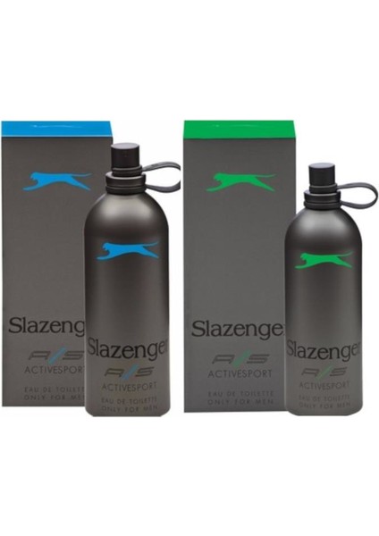 Active Sport Yeşil Edt 125 ml + Active Sport Mavi 125 ml Erkek Parfümü