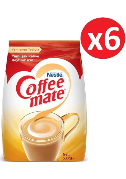 Coffee Mate Kahve Kreması 500 gr x 6'lı